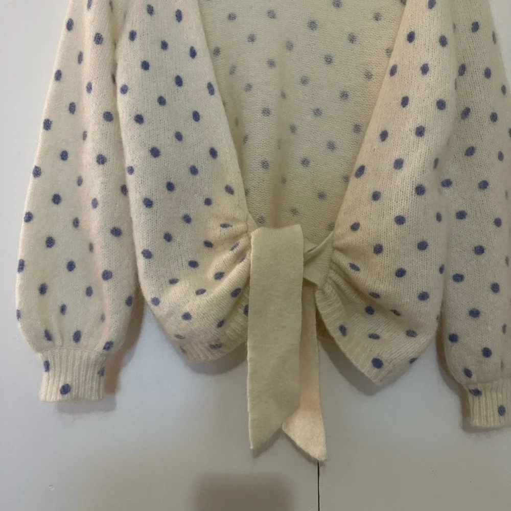 Sezane Paris Alban Jumper Wool Blend Sweater XS - Picture 7 of 8